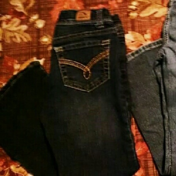 ▶SOLD◀Lot of 3 girls jeans - Picture 2 of 3