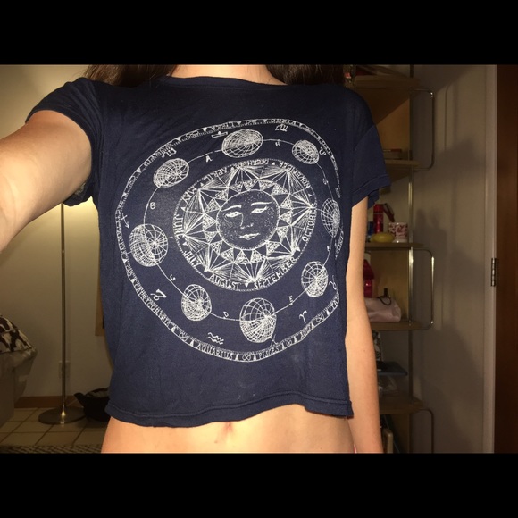 discontinued astrology brandy Melville graphic tee
