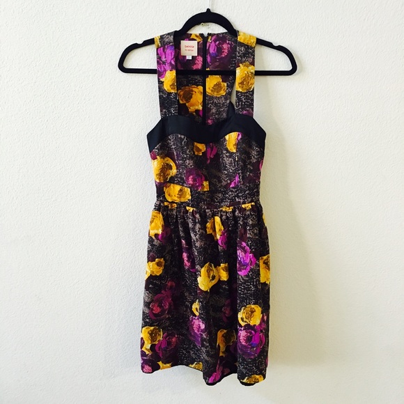 Anthropologie Silken Trellis Dress - Picture 2 of 4