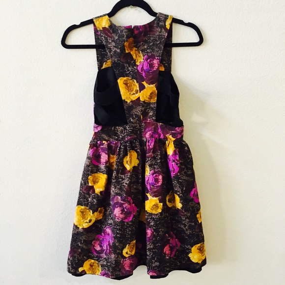 Anthropologie Silken Trellis Dress - Picture 3 of 4