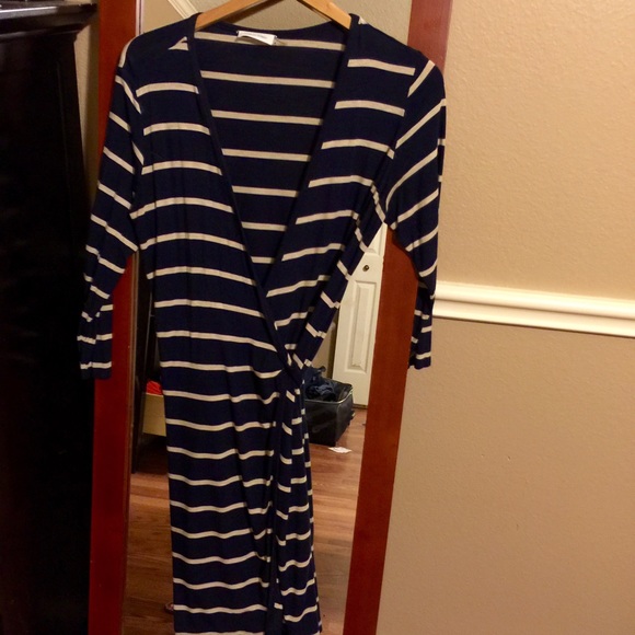 Flash Sale⚡️⚡️Wrap Striped Dress