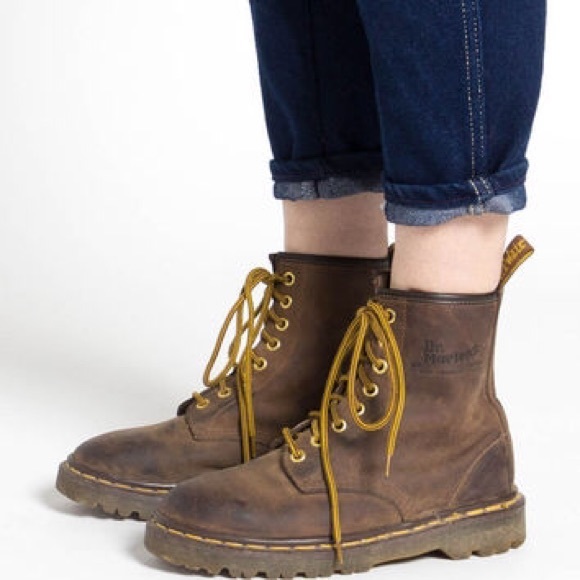Brown Dr. Martens