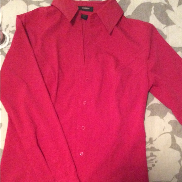 Pink Long Sleeve Button down