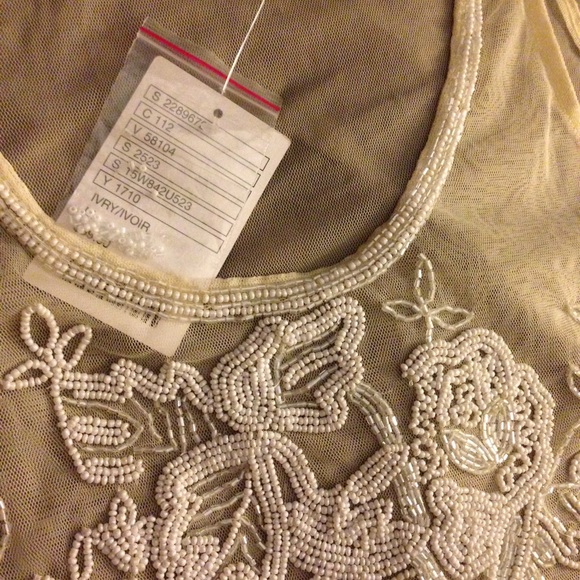 NWT Kimchi Blue Beaded top