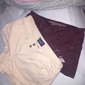 Bundle of 2 American eagle shorts.