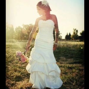 Mermaid style wedding dress