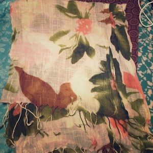 Floral scarf