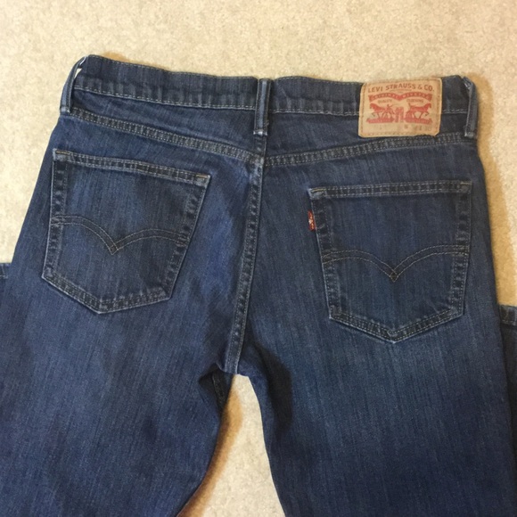 Levi 511's. Tapered leg