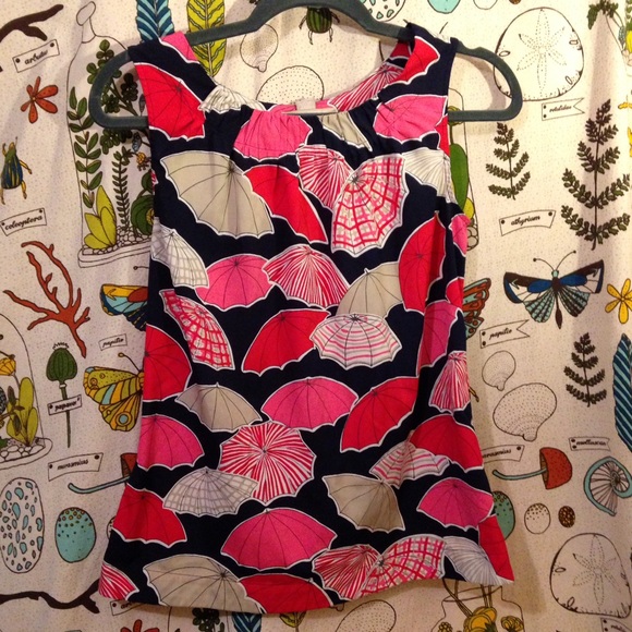 Banana Republic Umbrella Print Blouse