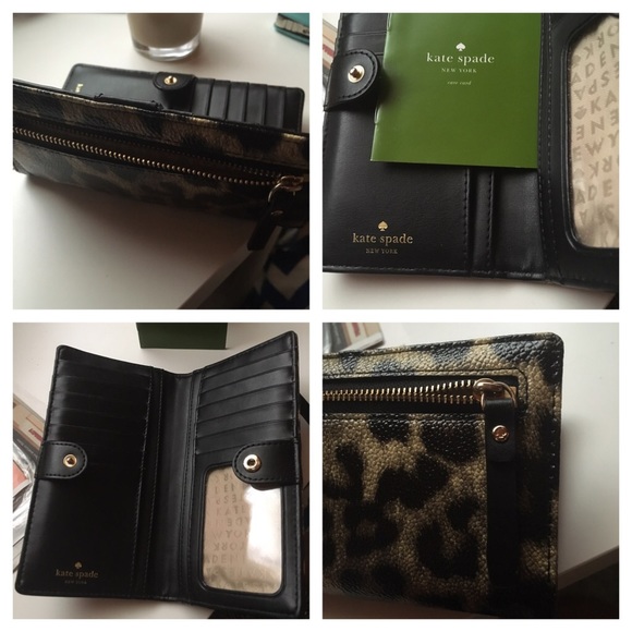 kate spade Handbags - Kate spade Leopard wallet ONLY!