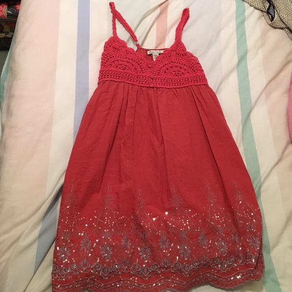 Burnt orange dress