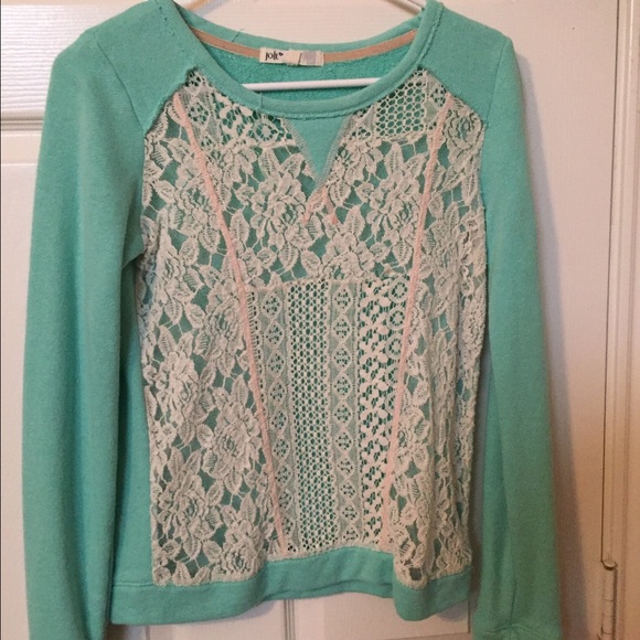 Lace sweater