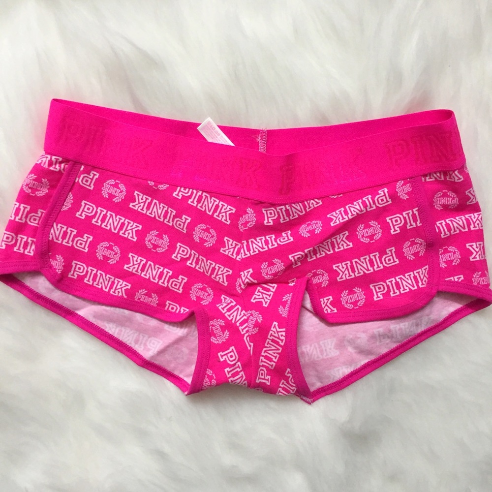 Victoria's Secret VS PINK Logo Boyshorts - Picture 2 of 4