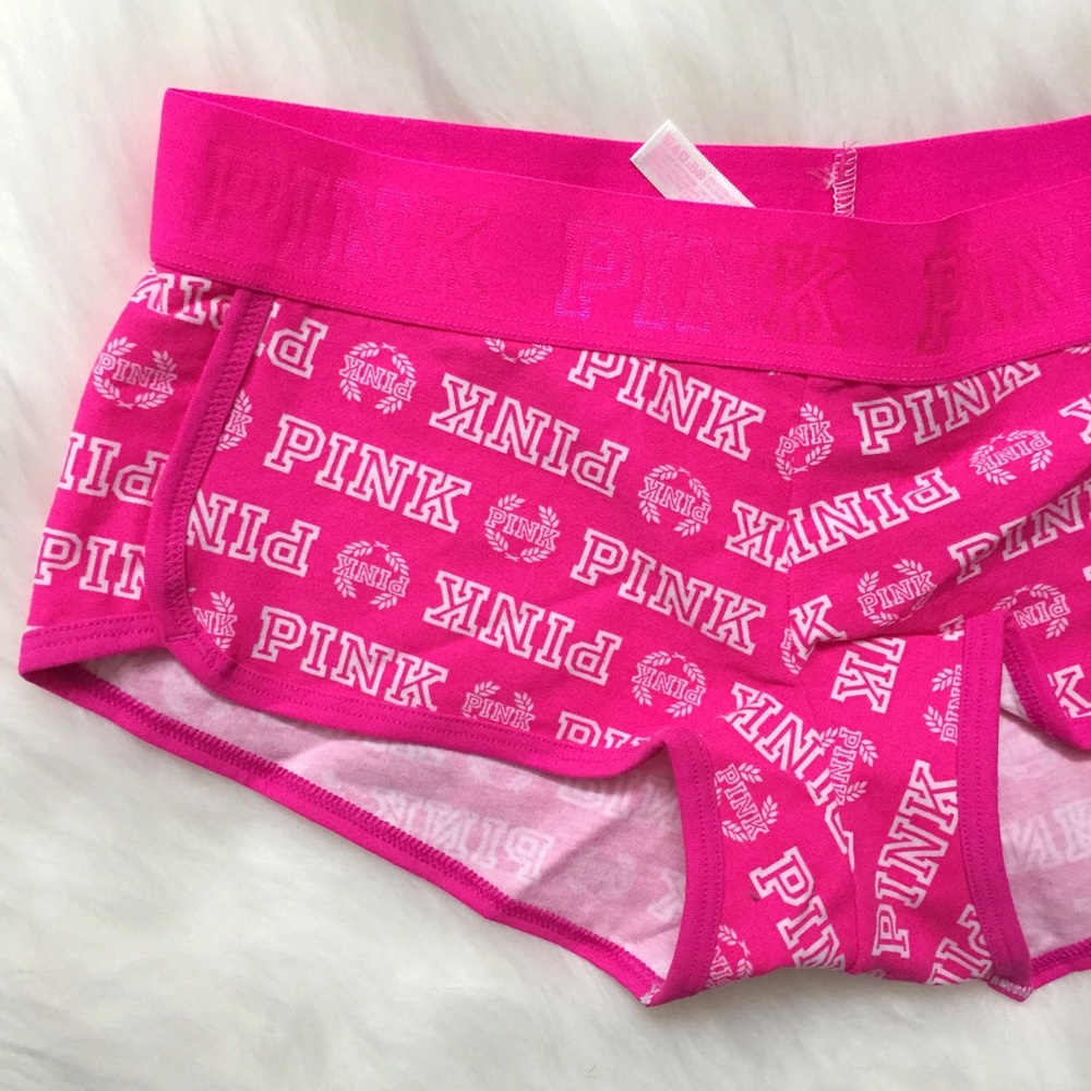 Victoria's Secret VS PINK Logo Boyshorts - Picture 3 of 4