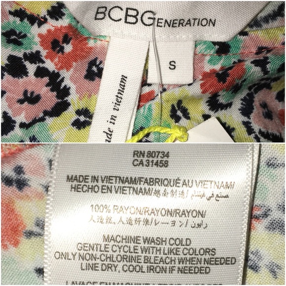 BCBGeneration Ruffle Side Tank - Picture 3 of 4