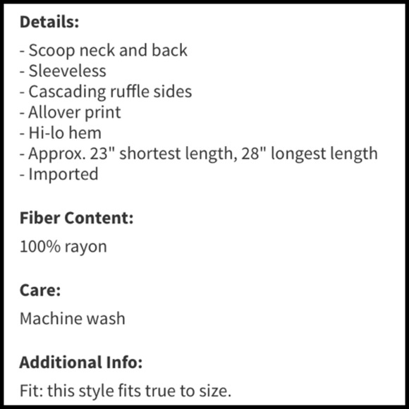 BCBGeneration Ruffle Side Tank - Picture 4 of 4