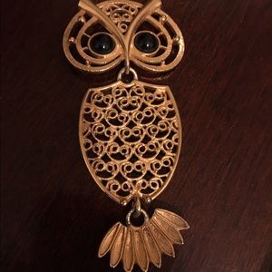 Sarah Coventry Owl necklace!