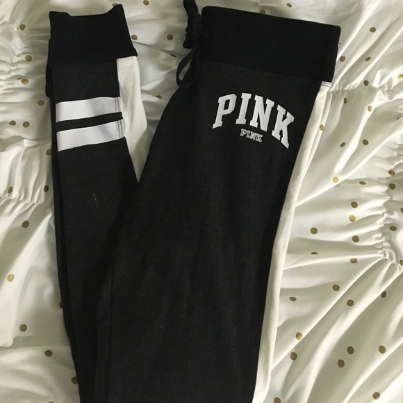 PINK Victoria's Secret Pants - PINK campus leggings. WORN ONCE