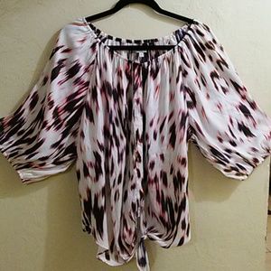 Jennifer Lopez dressy blouse shirt Large