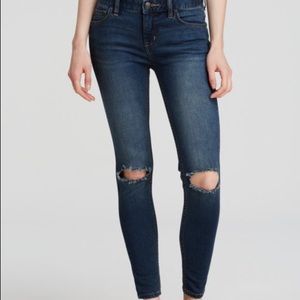 Free People Destroyed Denim Jeans