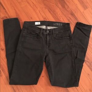 Gap Grey/Black Skinny Jeans