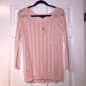 American Eagle Light Pink Sweater