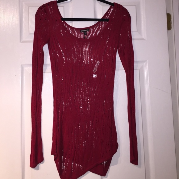 Express Red Sweater