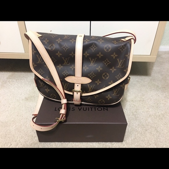 Louise Vuitton Saumur Saddle Bag