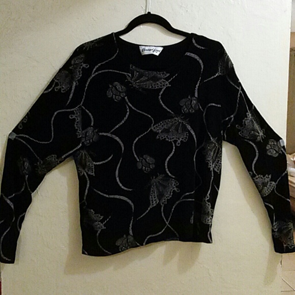 Christine Gerard butterfly blouse top