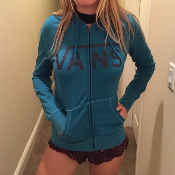 turquoise VANS jacket