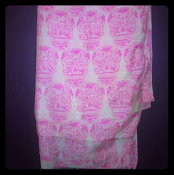 Sugar skull scarf