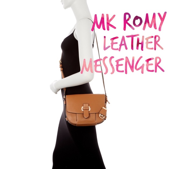 Michael Kors Romy Leather Messenger