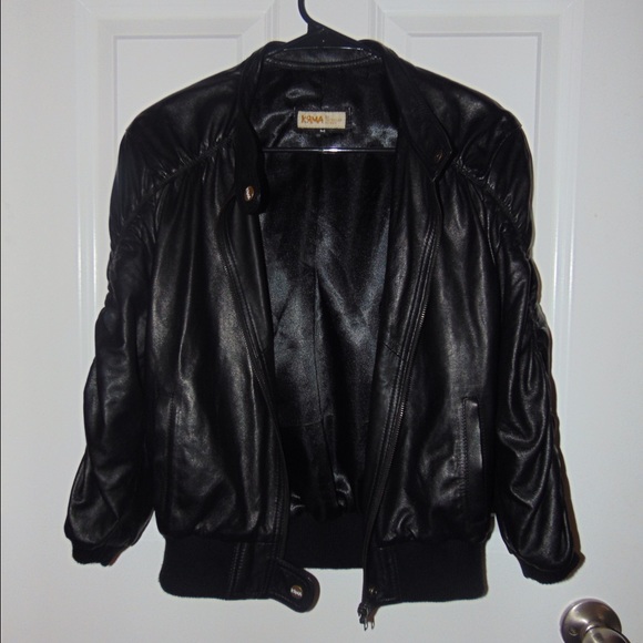 Black Leather Jacket KRMA ASO Elena Gilbert TVD