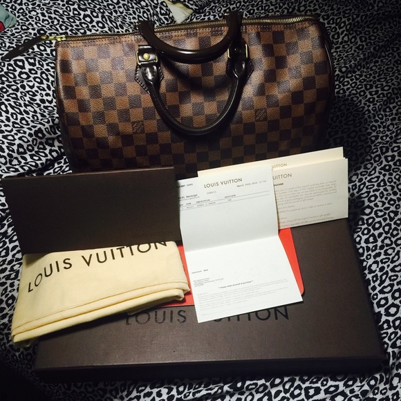 ❌SOLD❌ Louis Vuitton Speedy 35 Damier Ebene