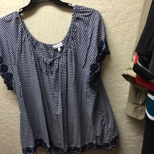 Checkered blouse