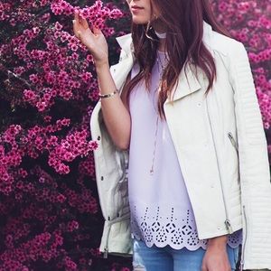 Banana Republic lavender blouse