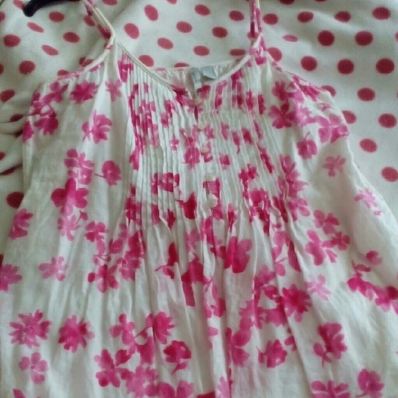 Pleated tank top