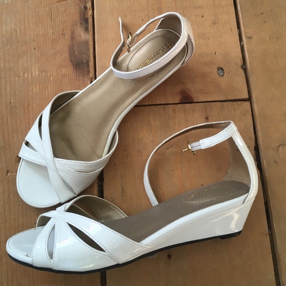 Little White Wedged Sandals...