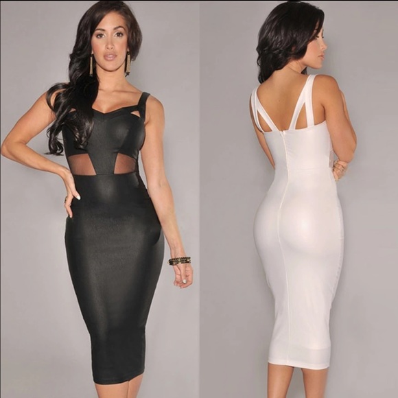 Party Dress Black/White