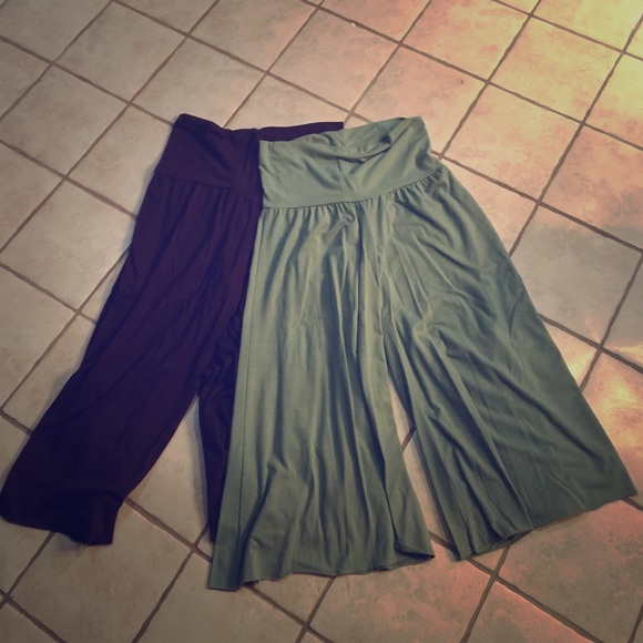 Green & Brown Gaucho Pant Bundle
