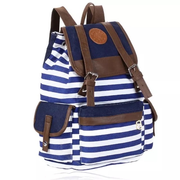 Canvas back pack - Picture 3 of 4