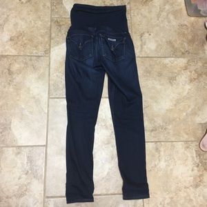 Hudson brand Maternity Collin flap skinny jeans 27