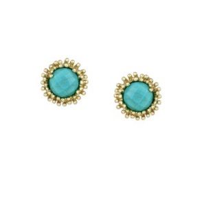 Kendra Scott turquoise Carly earrings