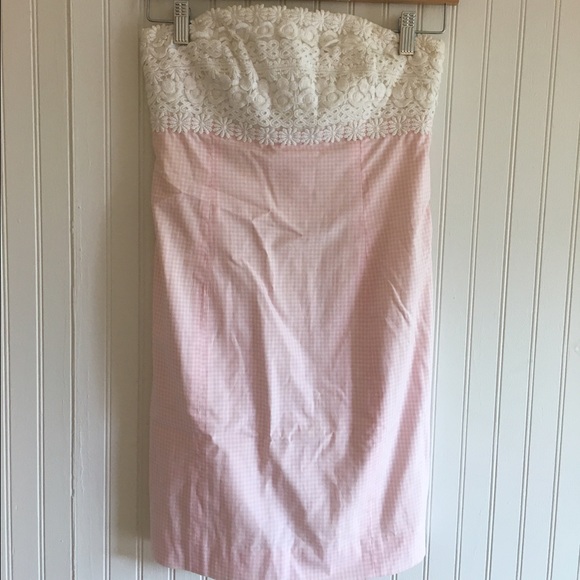 Lilly Pulitzer embellished gingham dress