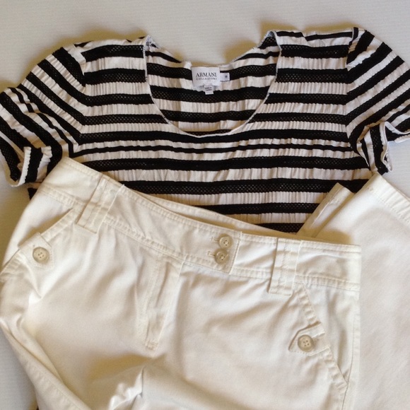 Armani top/Ann Taylor jeans ‼️😍💕🍃❤️💜 - Picture 2 of 4