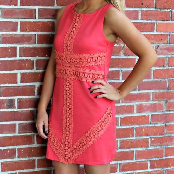 Judith March Coral Dress