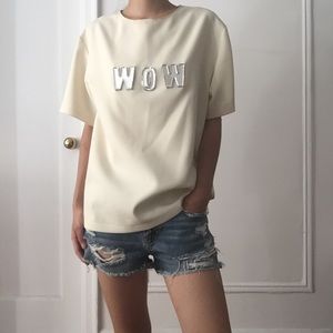 MOSCHINO CHEAP AND CHIC "WOW" t-shirt