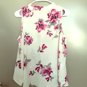 Tulip Back Chiffon Top