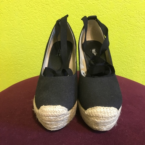 Black espadrilles