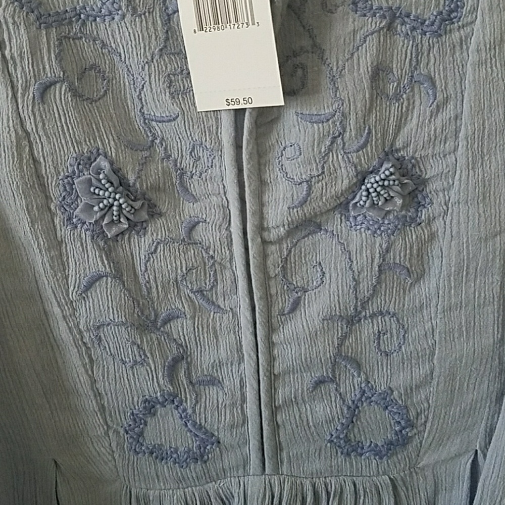 NEW baby blue knit tank - Picture 6 of 9